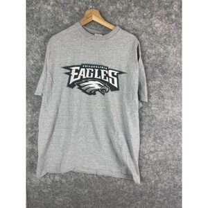 Vintage Philadelphia Eagles Tshirt Mens XL NFL Football NFC 90s Starter Fly Gray